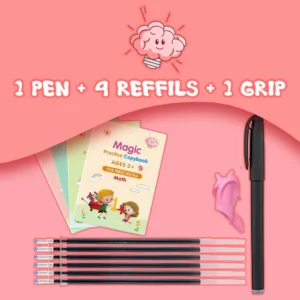 4 Pen Refills - 1 Pen - 1 Grip | Extra Set